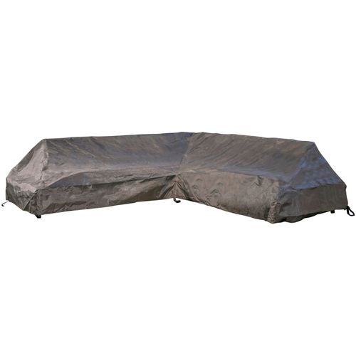Gartenmöbel-Schutzhülle WINZA OUTDOOR COVERS, grau (anthrazit), B:255cm H:65cm L:255cm, Polypropylen (PP), Planen, geeignet für Loungeset Eckeinheit, Maße 255/215x255/215x94x65/24 cm
