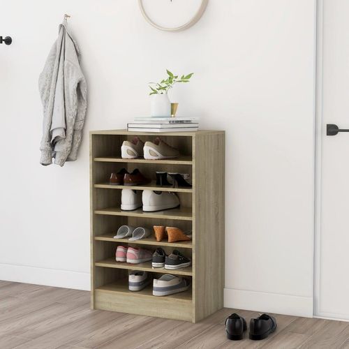 Schuhschrank Artisan-Eiche 60X35X92 Cm Holzwerkstoff | Farbe: Sonoma Eiche