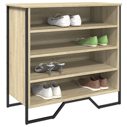 Schuhregal 80X38X78 Cm Holzwerkstoff | Farbe: Sonoma Eiche