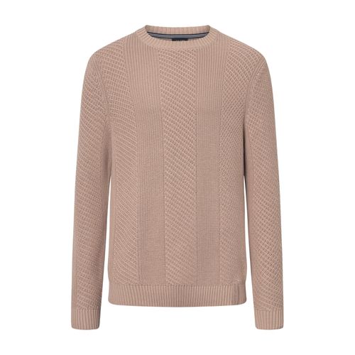 Joop Jeans Rundhalspullover »Silor«, Elastischer Bund am Rumpf und Ärmel, weiche Haptik