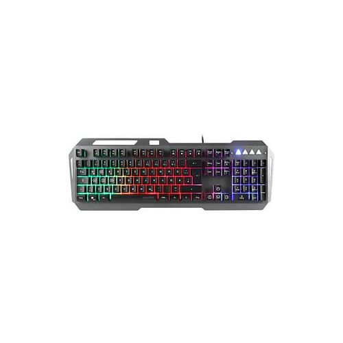 speedlink LUNERA Metal Rainbow Gaming-Tastatur grau, schwarz