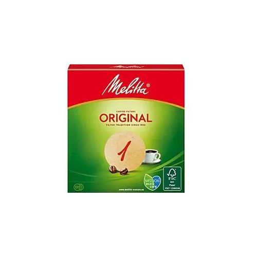 Melitta ORIGINAL 1 Einweg Kaffeefilter Papier Braun 95 mm 100 Stück