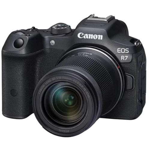 EOS R7 + Objektiv RF-S 18-150mm F3.5-6.3 IS STM + Bajonettadapter EF-EOS R Systemkamera