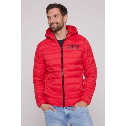 Outdoorjacke CAMP DAVID, Herren, Gr. S, rot, Material: 100% Polyamid, Futter: 100% Polyester, Füllung: 100% Polyester, bedruckt, bestickt, casual, lässig geschnitten normal, Langarm eingesetzt elastischer Bund, Jacken, mit Innentaschen