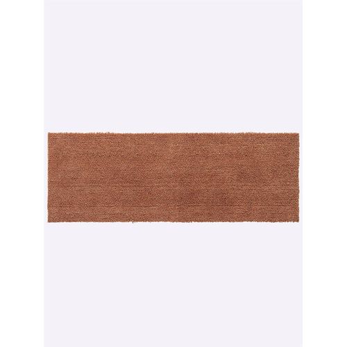 Fußmatte AKZENTE FEEL Gr. 1, braun (zimt), B:35cm H:7mm L:50cm, Polyester, Kunstfaser, Gummi, Teppiche