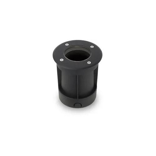LED Bodeneinbaustrahler Schwarz rund 230V IP67 - Leuchtmittel: Ohne - Anzahl: 1x