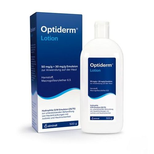 Optiderm Lotion bei Juckreiz und trockener Haut 500 g