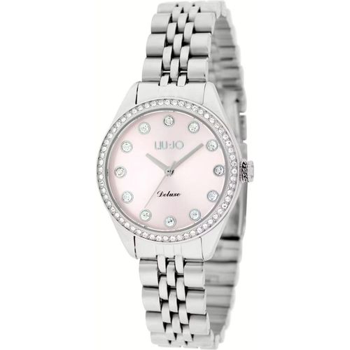 Uhr, Woman, Deluxe, Silber\Pink