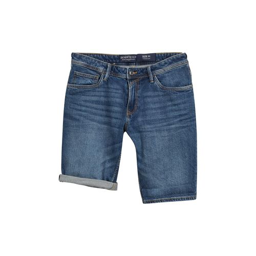 TOM TAILOR DENIM Herren TTPIERS SLIM Jeans Shorts mit Stretch, blau, Uni, Gr. XL