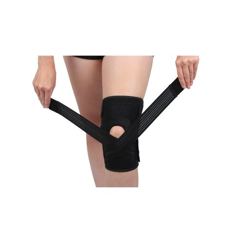 Kniebandage, schwarz, Bandagen