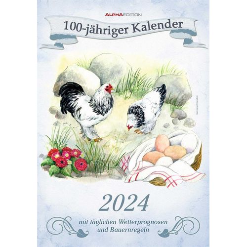 AlphaEdition 103481 Bildkalender 100jähriger Kalender - 23,7 x 34 cm