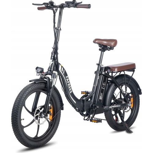 E-Bike 20 Zoll Faltbares Elektrofahrrad Klappfahrrad 20*3.0 Fat Tire klappbar Mountainbike Schwarz