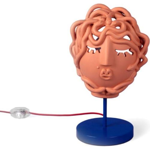 SELETTI Magna Graecia Terracotta Lampe Medusa Maske