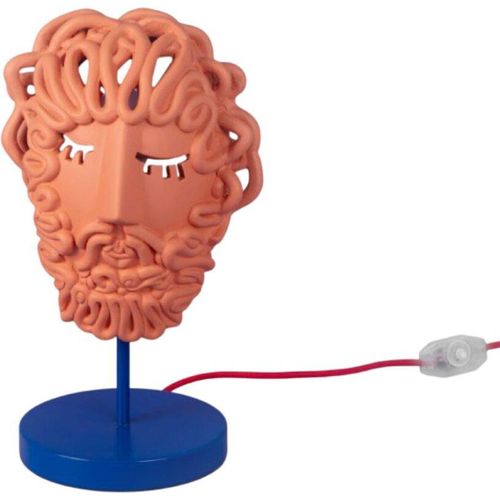 SELETTI Magna Graecia Terracotta Lampe Ulysse Maske