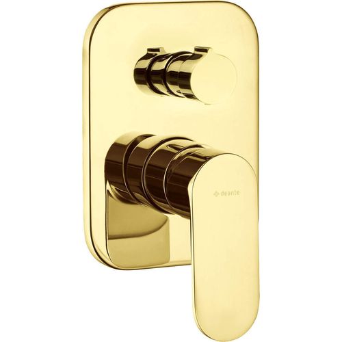 Unterputz-Brausebatterie mit Strahlschalter Gold Deante