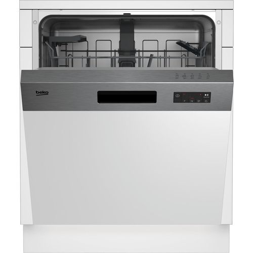 Beko BDSN15422X Einbaugeschirrspüler teilintegriert, 60cm