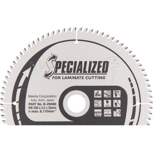 Makita Kreissägeblatt, 250 x 30 mm, 84 Zähne 250 x 30 mm • 84 Zähne