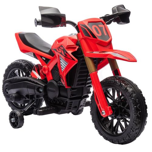 Kinder Elektro-Motorrad 6V Kindermotorrad 3 km/h 3-8 Jahre Kinder Rot