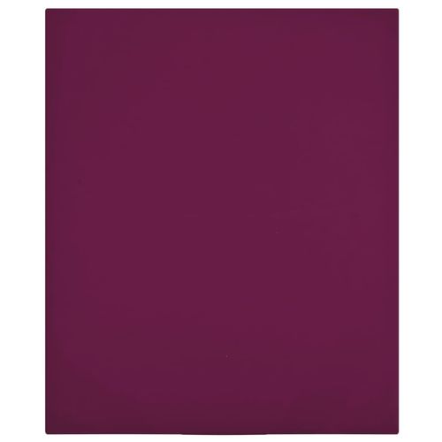 Spannbettlaken Jersey Baumwolle | Anzahl im Paket: 2 | Farbe: Bordeauxrot | Größe: 180 x 200 cm