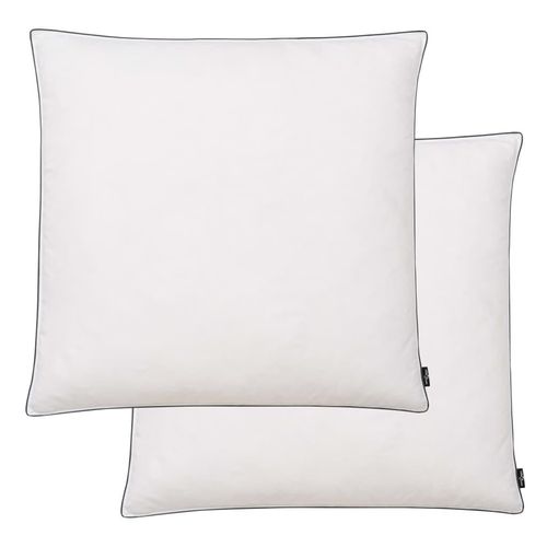 Kissen 2 Stk. Daunen-/Federnfüllung Weiß | Gewicht: Schwer | Größe: 80 x 80 cm