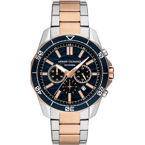 Chronograph Armani Exchange Versilbert/Stahl Kollektion - mann