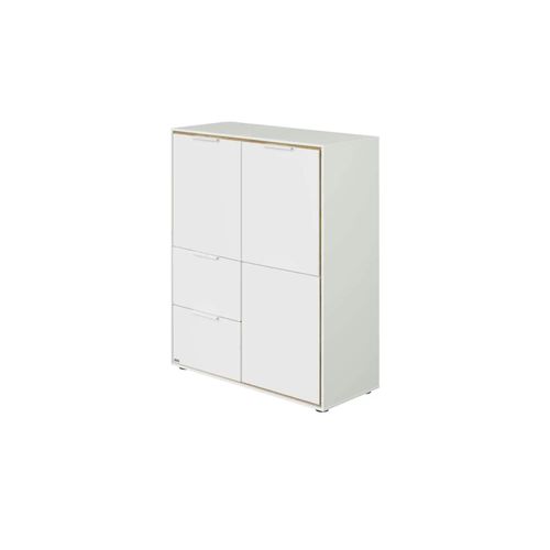 PAIDI Highboard Lieven ¦ weiß ¦ Maße (cm): B: 97,2 H: 115,2 T: 38.8