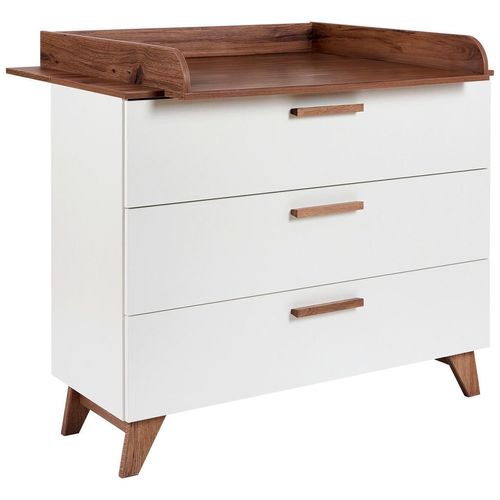 Jimmylee Wickelkommode Emely , weiß , 3 Schubladen , 110x98x80 cm , Made in Germany , Babymöbel, Wickelkommoden & Zubehör, Wickelkommoden