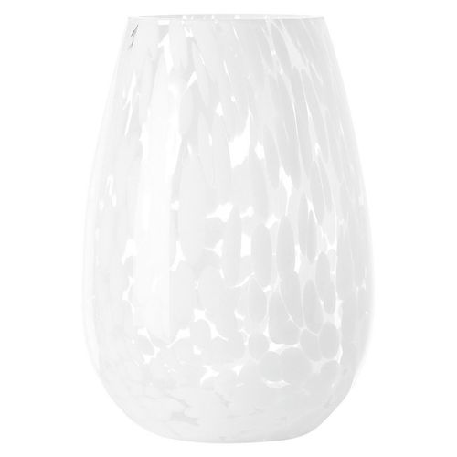 Ambia Home Vase , Klar , Glas , eiförmig , 20 cm , mundgeblasen, zum Stellen, auch für frische Blumen geeignet , Dekoration, Vasen, Glasvasen