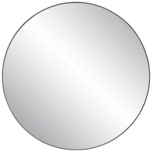 Xora Wandspiegel , Schwarz , Glas , rund , 80x80x3.5 cm , Bsci , Spiegel, Wandspiegel