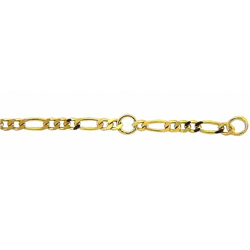 Fußkette ADELIA´S "Damen Goldschmuck 333 Gold Figaro Fußkettchen 25 cm", gold, Fußketten, Damen, Gold, 25 cm 333 Gold Goldschmuck für Damen