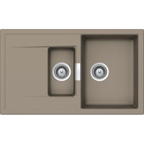 Schock Unterbauspüle Cristadur Mono D-150 U Green Line Twilight TWI Exzenterbedienung