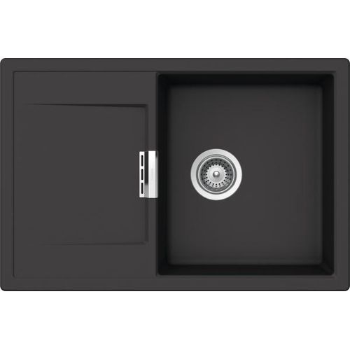 Schock Unterbauspüle Cristadur Mono D-100 U Green Line Dusk DSK Exzenterbedienung