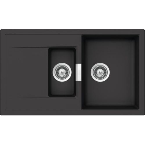 Schock Unterbauspüle Cristadur Mono D-150 U Green Line Dusk DSK Exzenterbedienung
