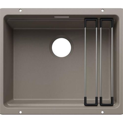 BLANCO ETAGON 500-U für Farbige Komponenten Einbauspüle SILGRANIT tartufo ab 60 cm ohne Ablauffernbedienung, mit Zubehör