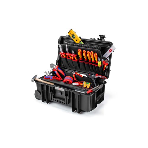 Knipex Werkzeugkoffer »Robust26 Move, Elektro, 22-teilig«, (22 St.)