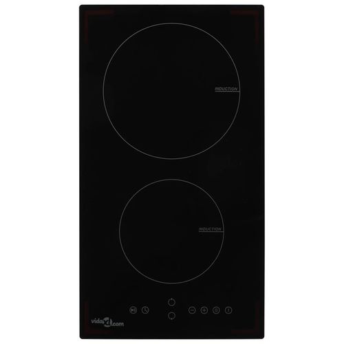 Induktionskochfeld Mit 2 Platten Touch Control Glas | Größe: 28.8 cm | Leistung: 3500 w