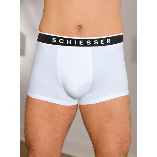 Panty SCHIESSER, Herren, Gr. 4, weiß, 95% Baumwolle, 5% Elasthan, Unterhosen
