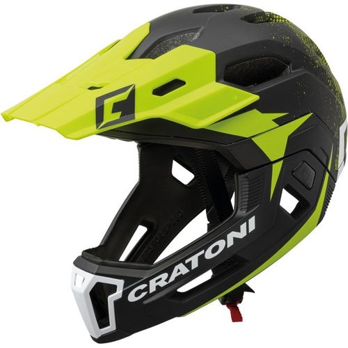 CRATONI MTB Fahrradhelm C-Maniac 2.0MX schwarz/lime matt