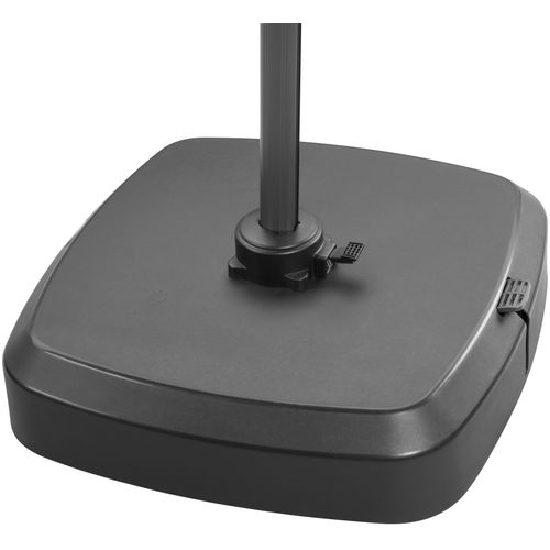 Schirmhalter SCHNEIDER SCHIRME, grau (anthrazit), B:89cm H:23cm T:89cm, Kunststoff, Stahl, Schirmhalterungen