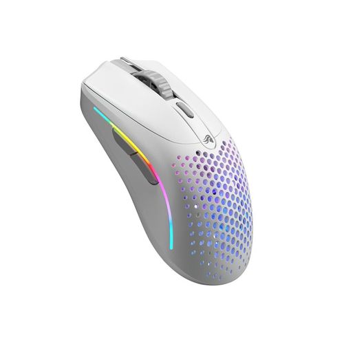 Glorious Model O 2 Mini Wireless - Matte White - Gaming Maus (Weiß mit RGB Licht)