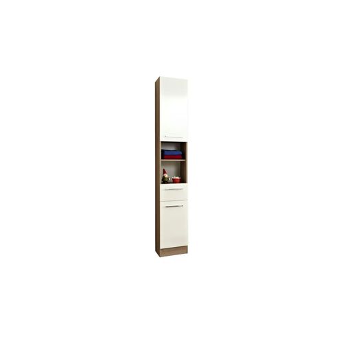 Bad-Hochschrank Salzburg - holzfarben - 30 cm - 195,5 cm - cm 33,0 - Sconto