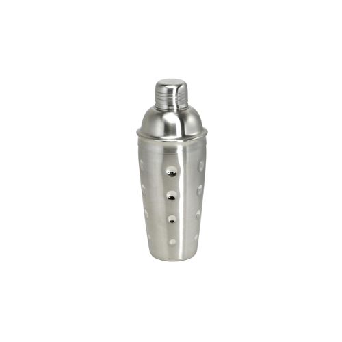 Cocktail shaker 3tlg. - Edelstahl mit Sieb - 700 ml.