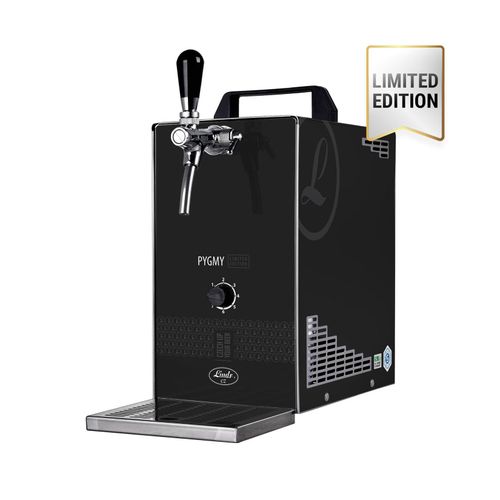 Zapfanlage, Bierzapfanlage PYGMY 25/K LIMITED EDITION mit Membranpumpe, 1-leitig Trockenkühlgerät aus Edelstahl, 35 Liter/h, Green Line