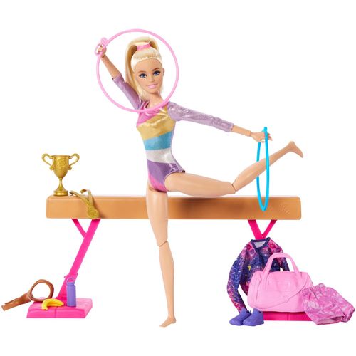 Barbie Puppe Barbie Turnspaß-Spielset