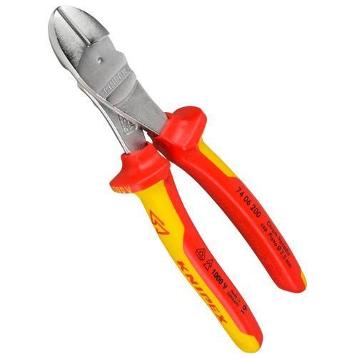 KNIPEX Kraft-Seitenschneider isoliert 200 mm
