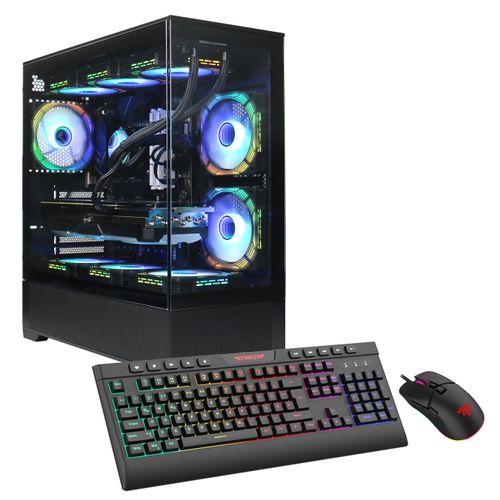 GAMEMAX Gaming-PC Vista AB 7406 Ryzen 7 7800X3D Wasserkühlung 32GB DDR5 RAM 2TB Gen4 SSD RTX 5080 Windows 11