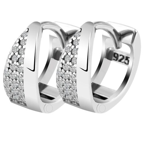 Paar Creolen ADELIA´S, silber, Ohrringe, Damen, Damen, Silber 925 (Sterlingsilber)