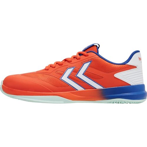 Hummel Dagaz 25ICON Indoor Handballschuhe Sportschuhe rot/blau/weiß 228063-3217, Schuhgröße:38.5 EU