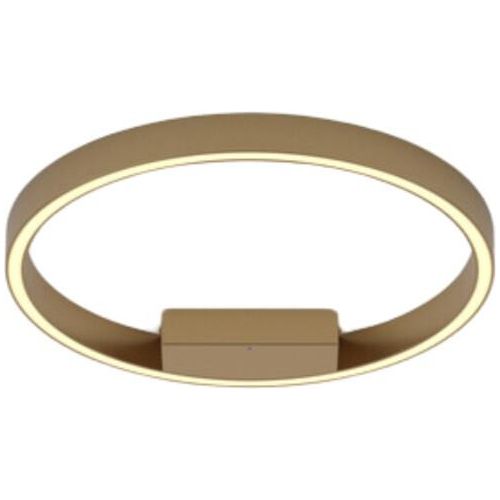 LED-Deckenleuchte Gold Rund Maytoni RIM 25W 3000K Warmweiß Aluminium