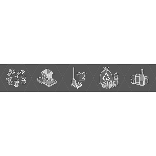 Sixco-Piktogramme-Set, 5 Motive, silber